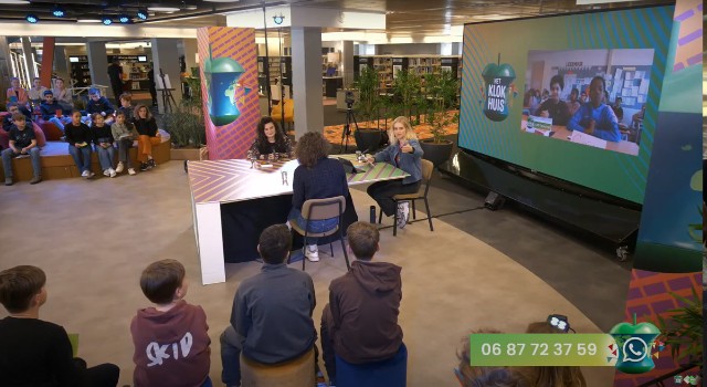 Klokhuispresentator Janouk met publiek in de ZB