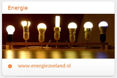 Energie Zeeland, digitale etalage energie
